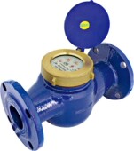 机械自来水专用冷水热水表DN25 数字卧式 大口径旋翼式 法兰水表