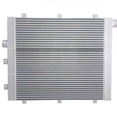 红五环螺杆式空压机散热器冷却器铝制板翅式开山打气泵配件大全