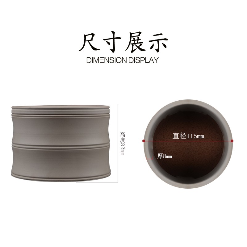 蛐蛐罐 蟋蟀罐 泥罐 泥盆 养盆 蟋蟀用具 澄泥精制 竹节115南盆