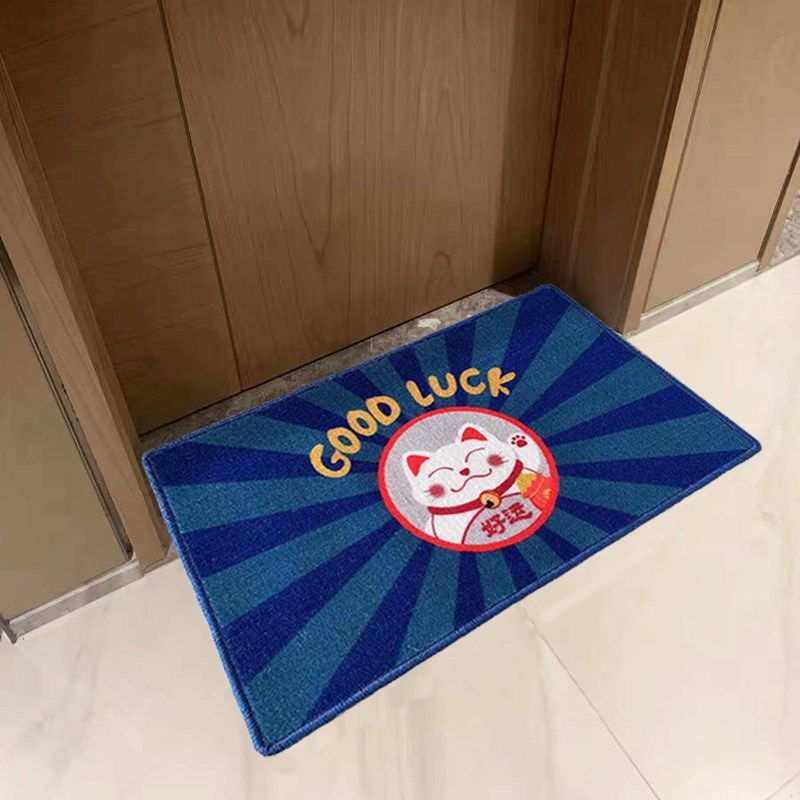华德婚庆过年红门口地毯乔迁进门卧室阳台脚垫子防滑水洗可定制