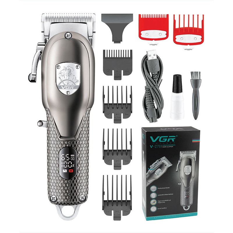 全金属机身油头渐变电推剪专业发廊理发器全钢刀头充电通用电推子