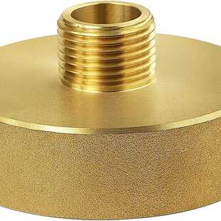 黄铜消防栓接头2-1/2“NST（NH）内螺纹x 3/4”GHT外螺纹