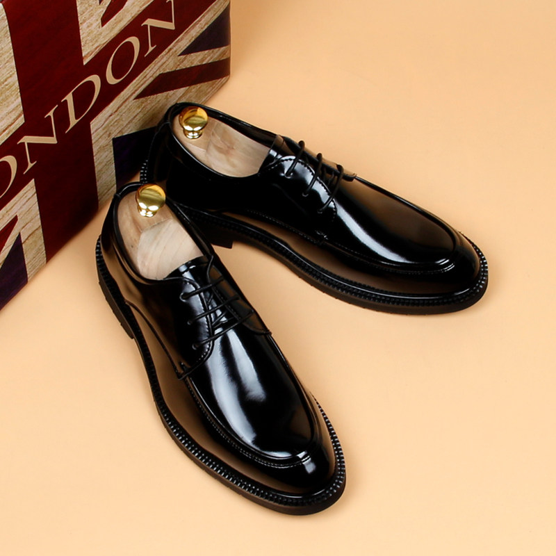 新款欧版尖头皮鞋男韩版正装商务真皮一脚蹬透气休闲男鞋英伦增高,流行男鞋,休闲皮鞋,淘宝优惠券,粉丝福利购,淘宝优惠卷