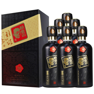 贵州赖贵山30颂系列酱香型高度白酒53度500ml*6瓶整箱礼盒正品
