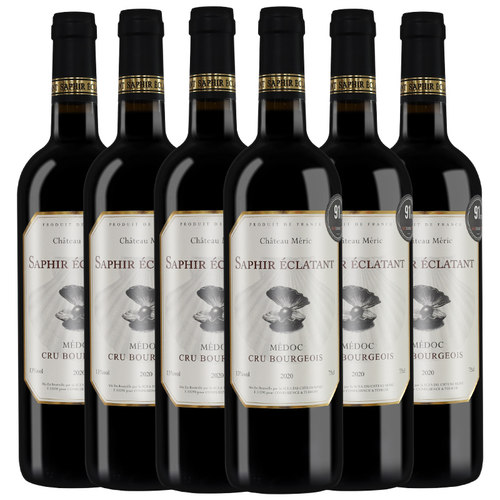 【梅多克产区中级庄】丝奈珍堡法国进口AOC红酒干红葡萄酒750ml*6