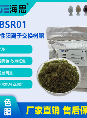 【变色树脂】海思BSR01强酸性阳树脂(翠绿色-玫瑰红色)