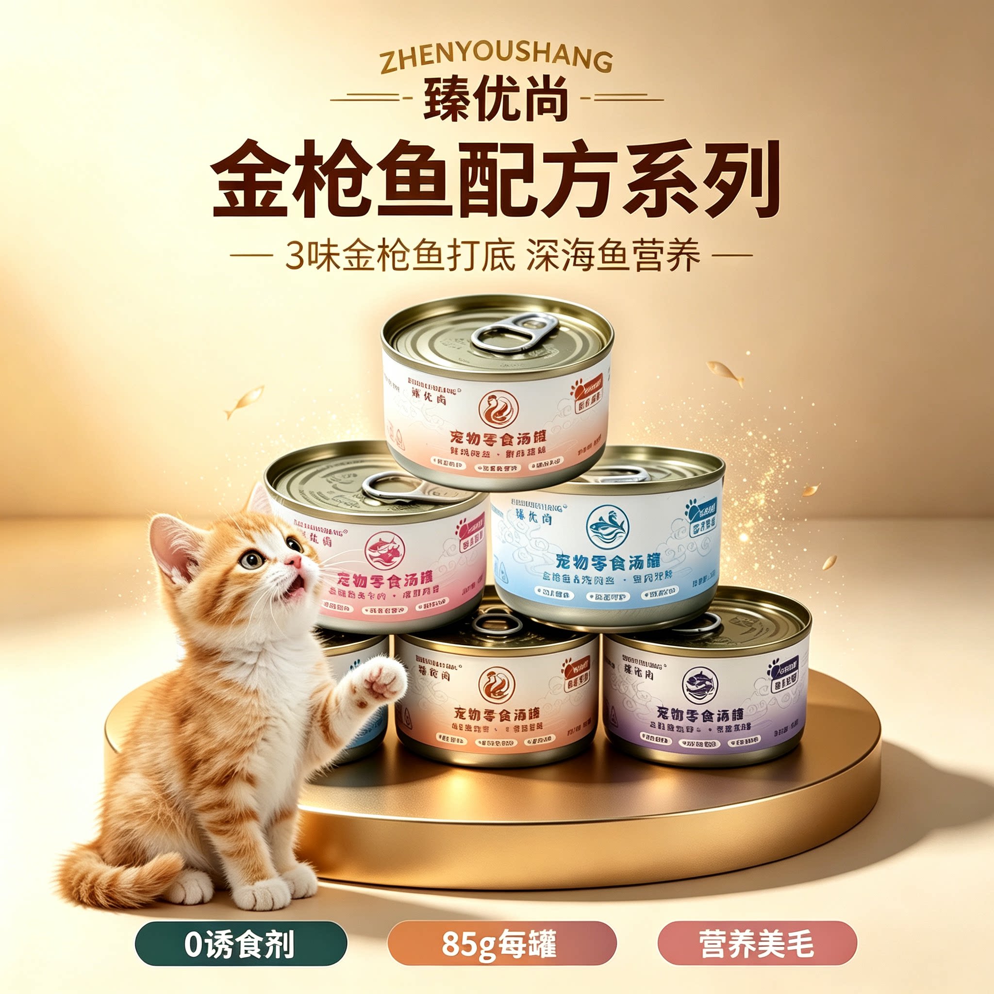 臻优尚猫主食罐补水营养适口好图片