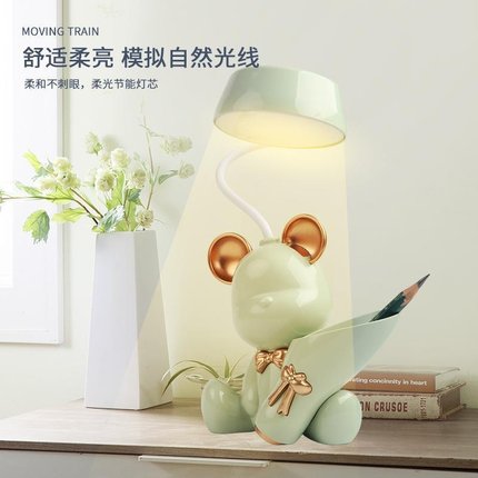 网红创意台灯LED充电学习护眼阅读灯学生宿舍桌面便携折叠小夜灯