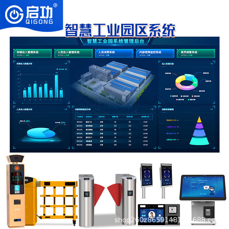启功人员出入管理系统工业园区派车管理系统访客信息采集系统