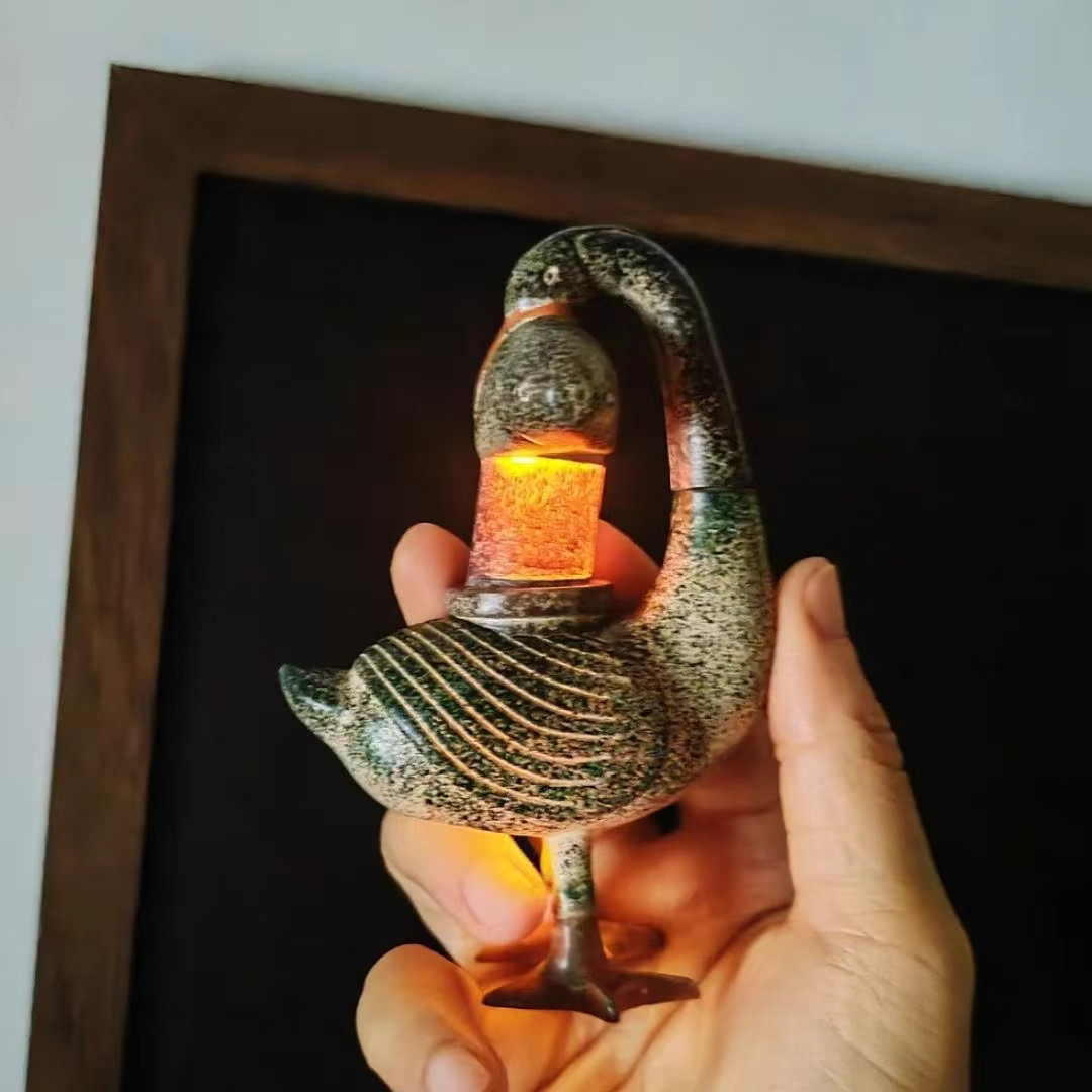 陕博发光彩绘雁鱼青铜灯冰箱贴磁吸创意装西安文创旅游纪念品,节庆用品/礼品,文化创意冰箱贴,淘宝优惠券,粉丝福利购,淘宝优惠卷