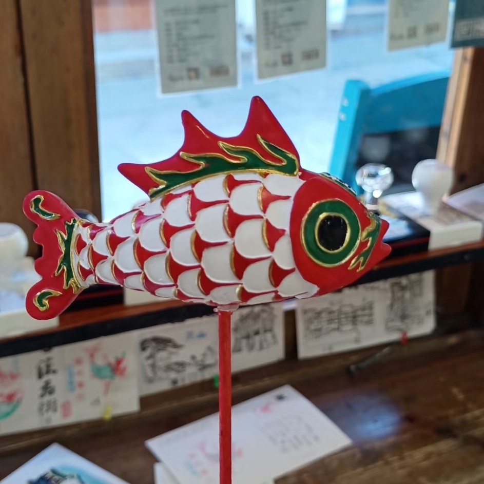 大魚徽州魚灯发光鱼灯冰箱贴国潮手持鱼灯伴手纪念品非遗礼物