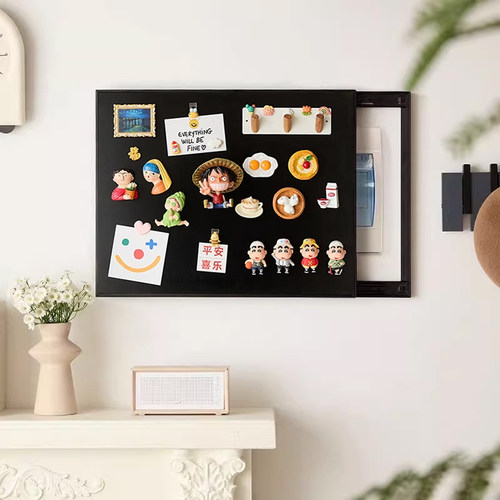 高级感竖款超薄电表箱装饰