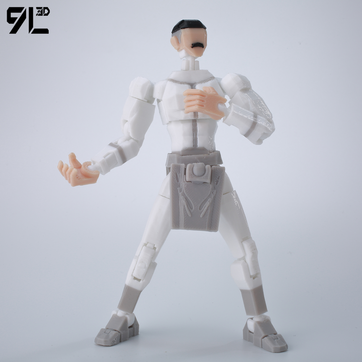 9L3D打印可动无敌小子维尔族人创意Dummy 幸运13礼物珍藏模型手办