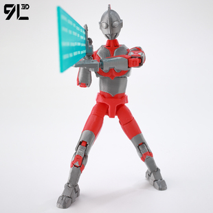 9L3D正品关节可动人偶童年回忆初代奥特曼模型幸运13手办收藏摆件