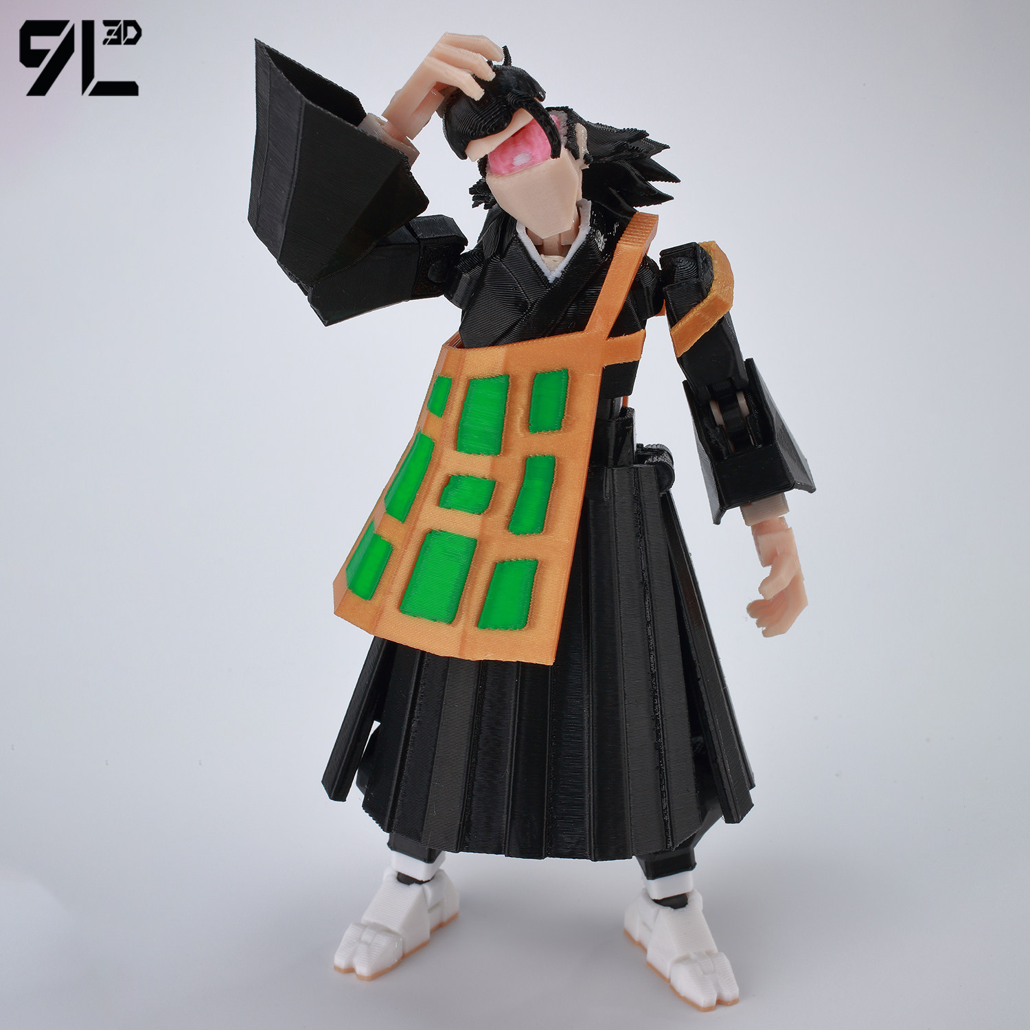 9L3D打印咒术回战羂索夏油杰脑花僧服房间摆件成品手办泰坦幸运13图片