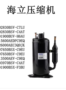 WHP02830BSV-C7LU/C4AT 01900 07650 13500AEV压缩机海立03970BS