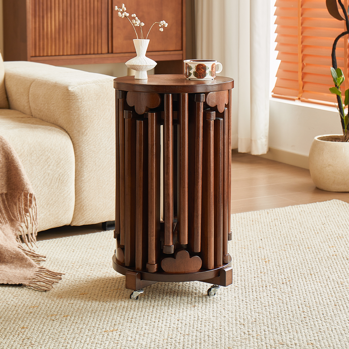 网红备用实木创意叠放凳