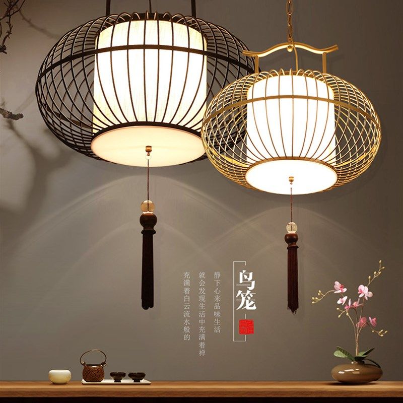 新中式吊灯铁艺鸟笼灯北欧吧台复古美式鸟笼餐厅吊灯创意灯笼吊灯,家装灯饰光源,客厅吊灯,淘宝优惠券,粉丝福利购,淘宝优惠卷