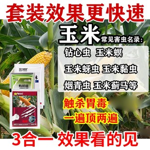 玉米三效合一套装肉虫玉米黏虫卷叶螟蚜虫等助剂产品