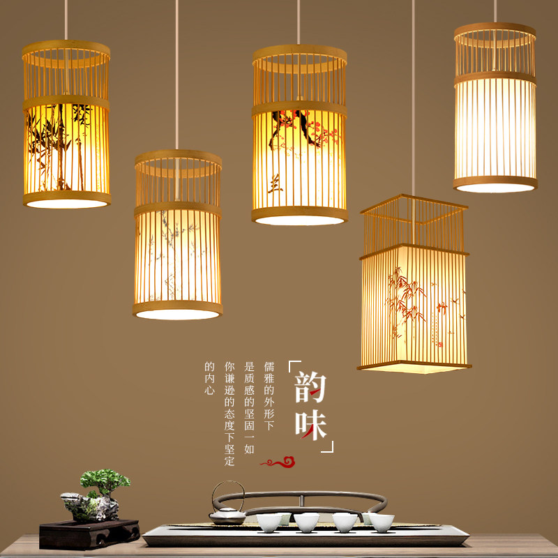 中式灯笼竹艺包厢竹编吊灯田园餐厅饭店卧室阳台日式茶楼民宿灯具,家装灯饰光源,酒店/宴会厅/餐饮吊灯,淘宝优惠券,粉丝福利购,淘宝优惠卷
