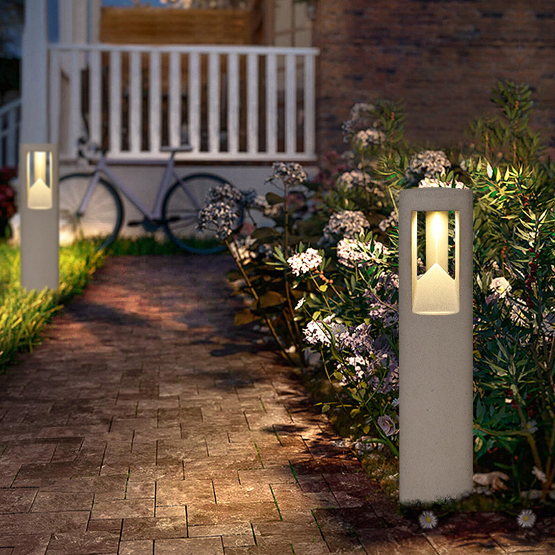 户外草坪灯户外防水庭院灯室内外极简水泥灯水磨石柱头灯庭院灯,家装灯饰光源,草坪灯,淘宝优惠券,粉丝福利购,淘宝优惠卷