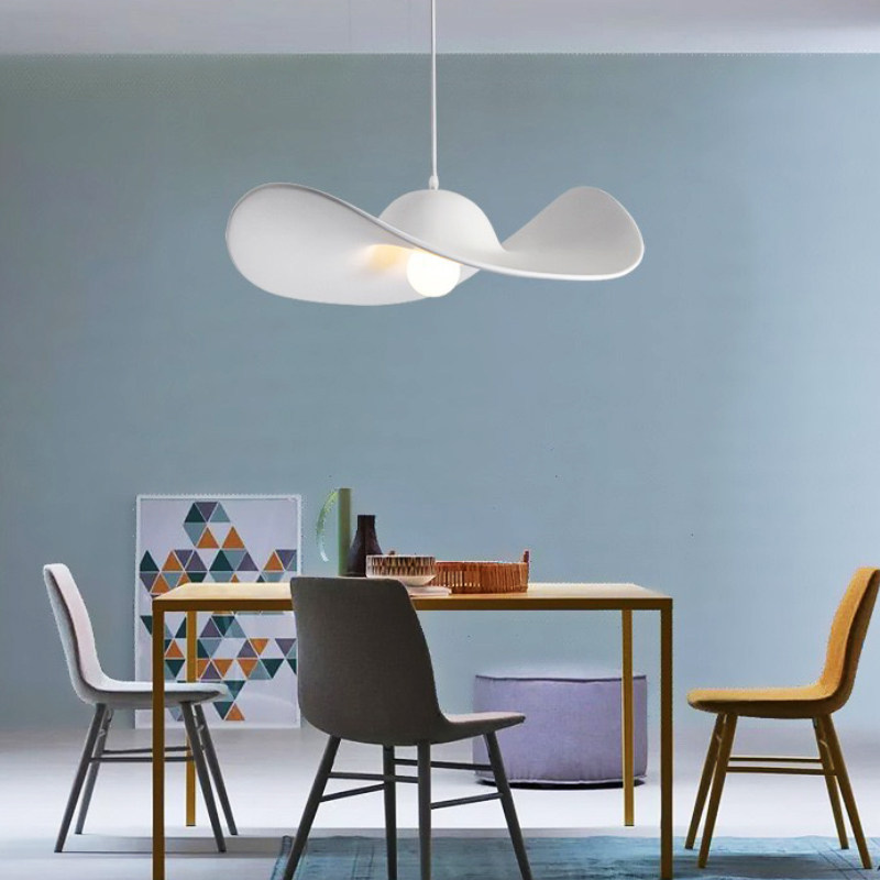 北欧吊灯创意个性客厅草帽子现代简约艺术餐厅卧室床头灯装饰,家装灯饰光源,餐厅吊灯,淘宝优惠券,粉丝福利购,淘宝优惠卷