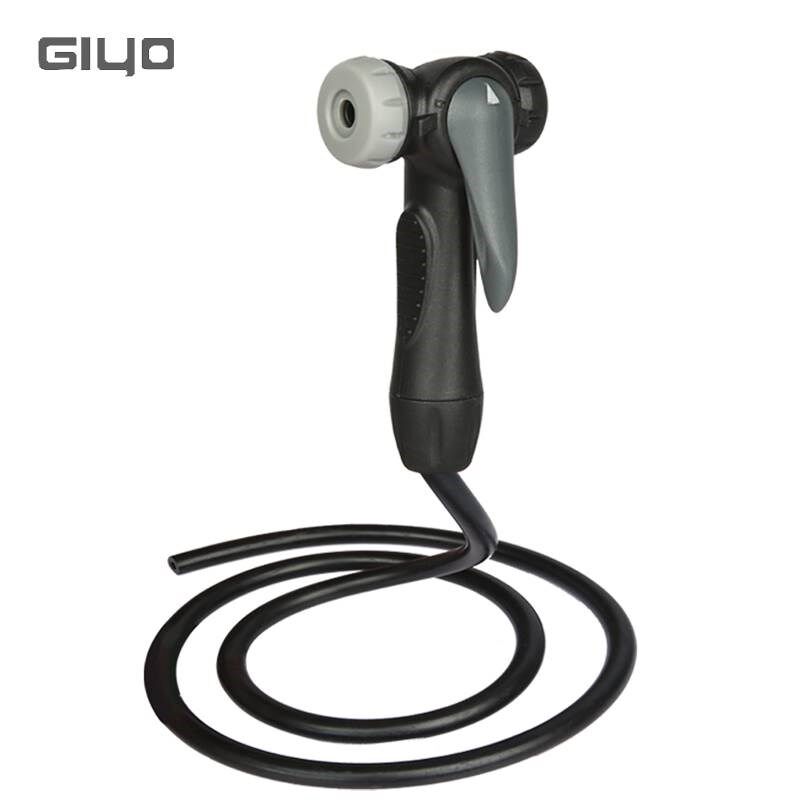 GIYO气嘴头自行车家用立v式打气筒头修补配件龙头双头聪明嘴美法