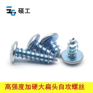 高强度大扁头自攻螺丝 蘑菇伞头十字螺钉一件起发 大头自攻钉