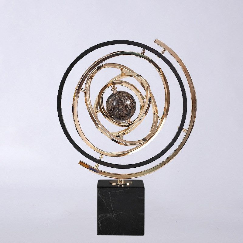 欧式大理石地球仪家居摆件创意美式客厅书房酒柜办公室桌面装饰品,特色手工艺,其他特色工艺品,淘宝优惠券,粉丝福利购,淘宝优惠卷