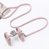 猫咪外出牵引绳猫咪专用工字背心式 溜猫绳小猫狗狗防挣脱栓猫绳子