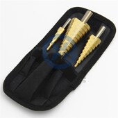 M2钢板开孔器钢板钻孔阶梯钻宝塔钻 多功能三角钻木工开孔器套装