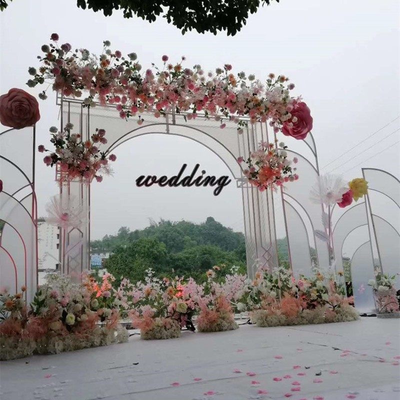 新款婚庆道具水晶拱门婚礼铁艺婚庆舞台背景阳光板金白屏风装饰,节庆用品/礼品,婚庆绢花,淘宝优惠券,粉丝福利购,淘宝优惠卷