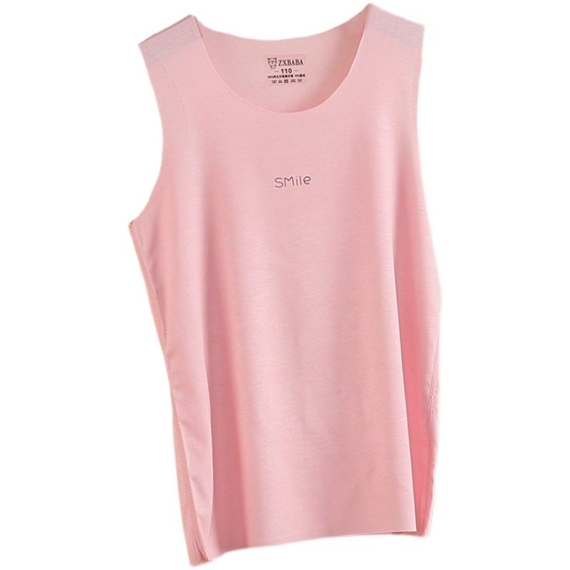 儿童无痕随心裁背心夏季童装男童清凉背心吊带女童无袖打底T恤衫