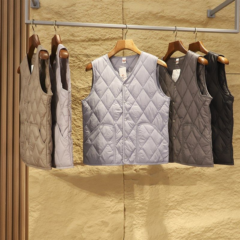 轻盈绗缝夹棉~秋冬男女户外防风锁温轻量蓬松加厚保暖羽绒棉马甲,男装,常规马甲,淘宝优惠券,粉丝福利购,淘宝优惠卷