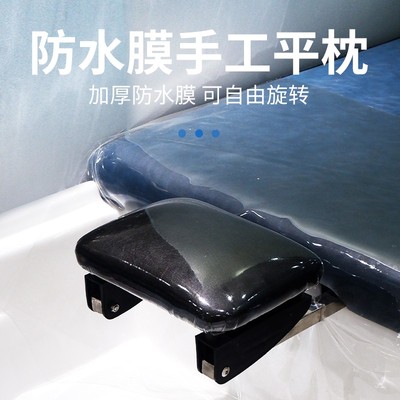 洗头床枕头配件泰式床专用头枕发廊头疗床冲水盆皮垫软胶靠枕厚枕