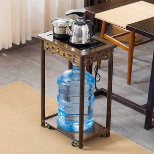 移动烧水台家用小茶台茶水柜茶车边柜侧柜全自动烧水壶一体茶水架