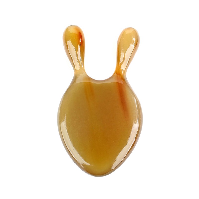 白水牛角小蜗牛鼻子按摩器眼脸面部美鼻梁耳工具眼周拨筋棒刮神器