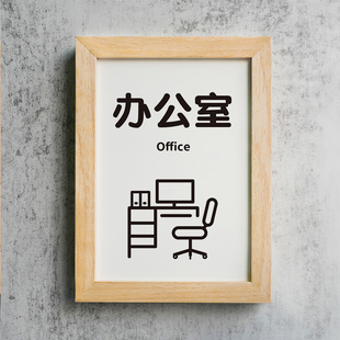 办公室间公司科室牌标识厅门总经理提示牌会议指示治愈如此刚好
