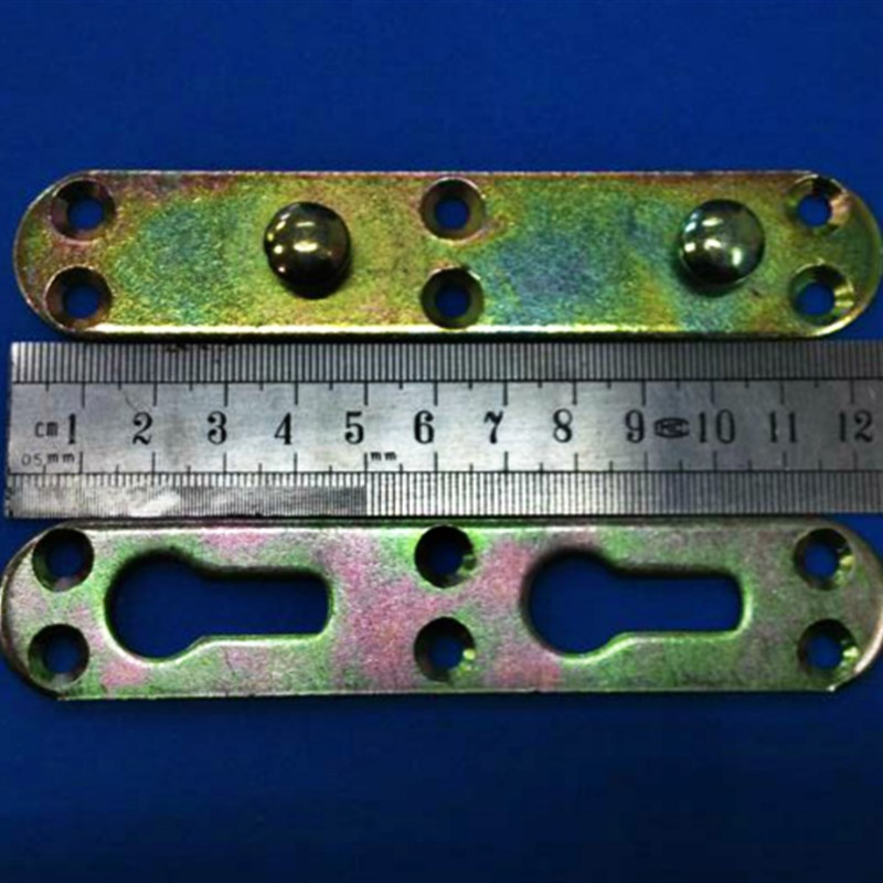 木工五金家具配件加厚床挂床插5寸超重型床铰链床托实木床连接件