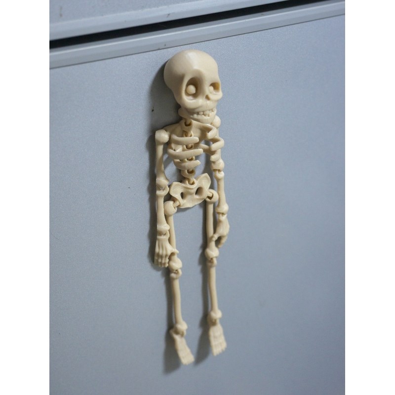 3D打印骷髅骨架人关节可活动儿童万圣节玩具礼物冰箱贴送女朋友潮