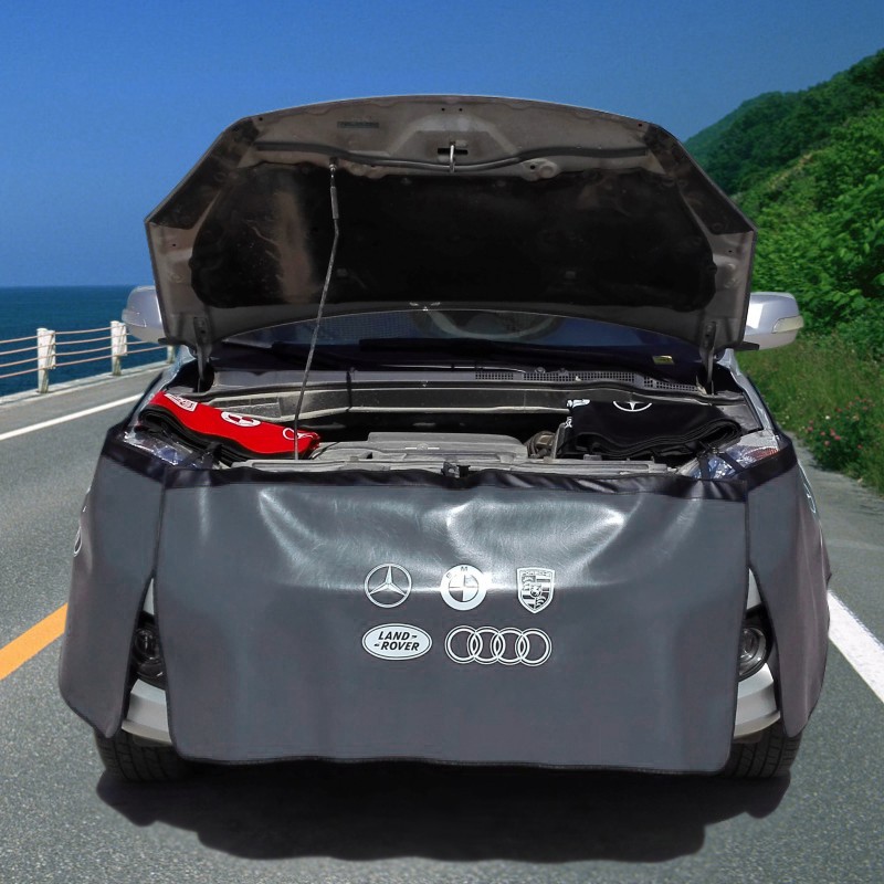 汽车维修叶子板防护垫水洗皮三件套汽修保养翼子板车身保护布定制