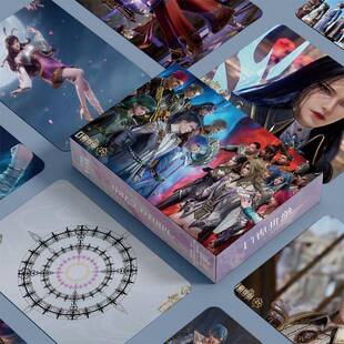 动漫绝世唐门周边三寸盒装55张镭射小卡拍立得照LOMO卡生日礼物