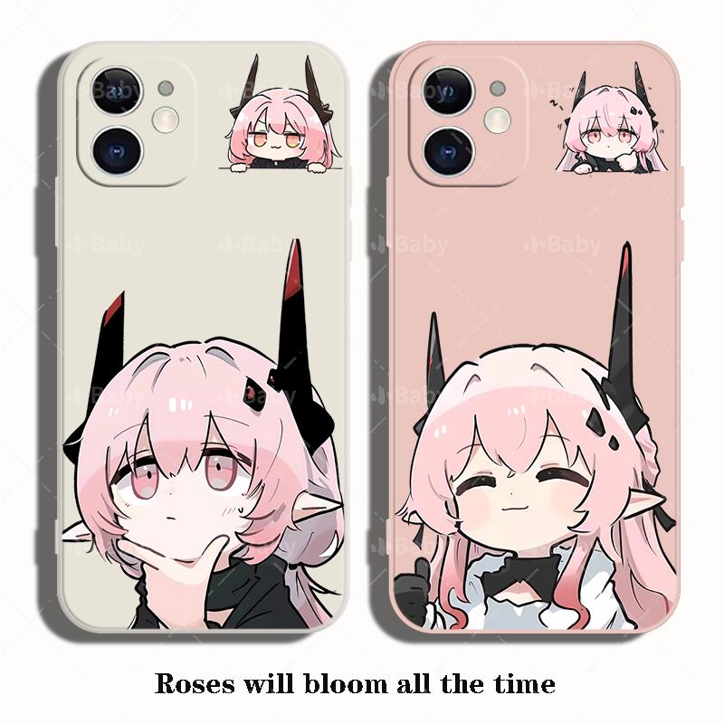 明日方舟Q版特蕾西娅手机壳适用于苹果iQOO华为vivo小米OPPOreno9