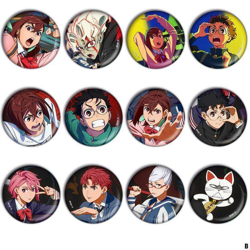 胆大党动漫吧唧徽章周边 超自然武装当哒当勋章挂件现货透明胸章B