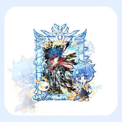 原创斗罗大陆2绝世唐门霍雨浩周边手绘亚克力插卡立牌印象框摆件