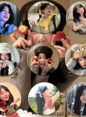 徐梦洁高级感新款趣味个性权威挂件圆形徽章胸针吧唧痛包装饰58mm