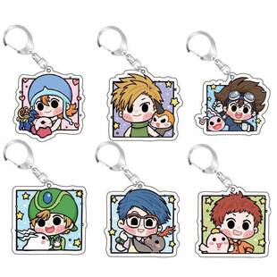 数码宝贝钥匙扣动漫周边八神太一 石田大和二次元压克力书包挂件
