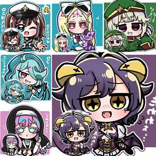 憧憬成为魔法少女周边徽章柊舞缇娜阿良河基维吧唧钥匙扣挂件礼物