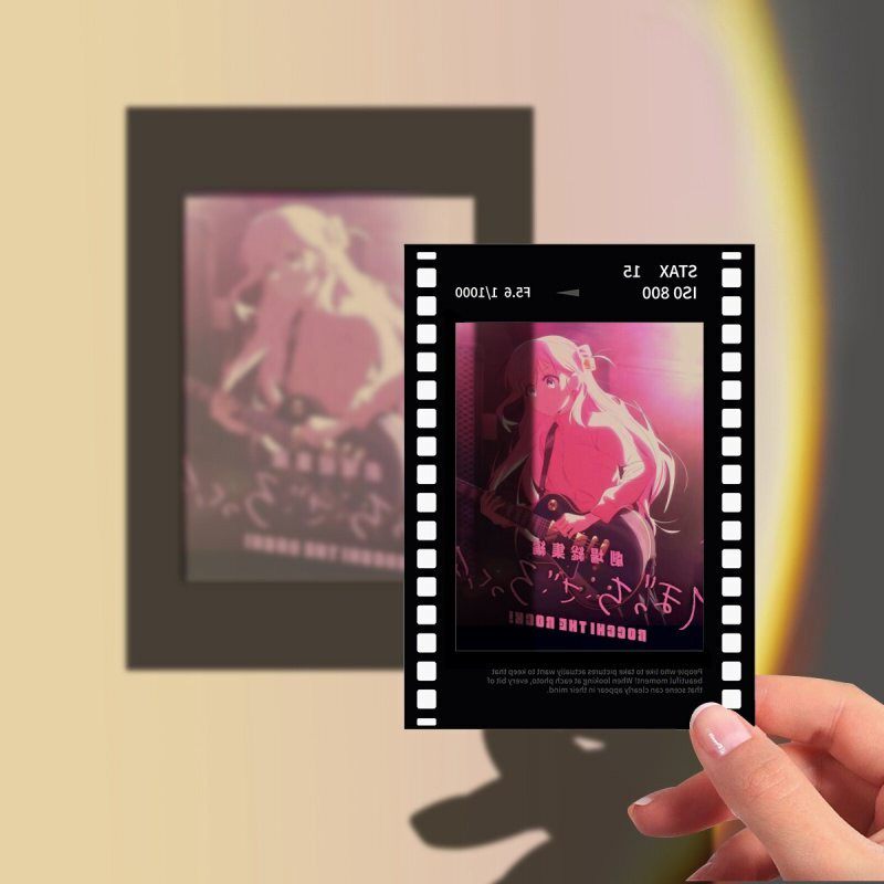 动漫孤独摇滚透明胶片拍立得彷黑胶款 总集篇后藤独65x90mm