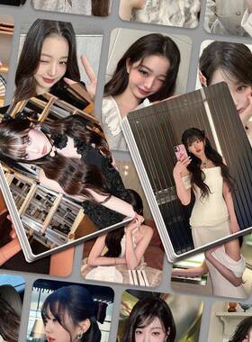 张元英小卡IVE周边55张盒装自印亮膜韩娱小卡女团个人专辑拍立得